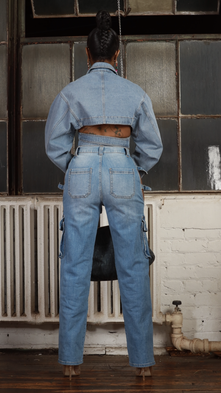 X-Amine Me Denim Top